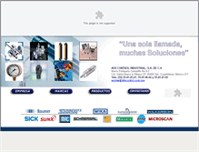 Tablet Screenshot of afacontrol.com.mx